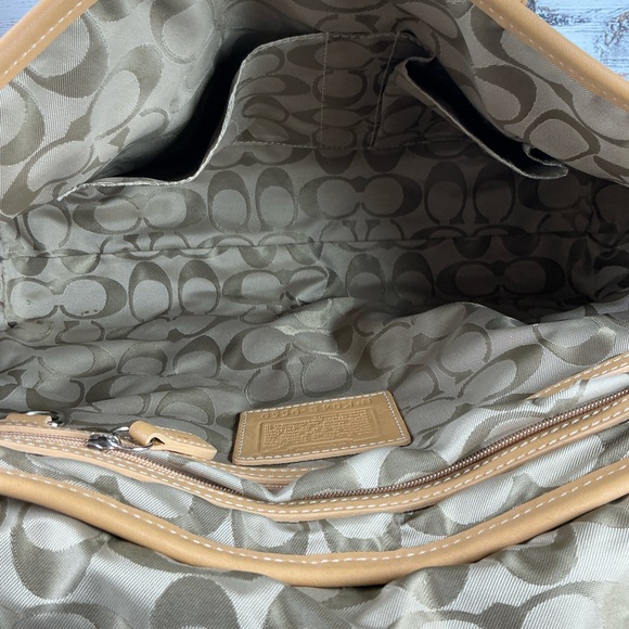 Coach‎ Vintage Hampton Soho shoulder Buckle Bag Camel Tan Leather Satchel Fall - Picture 7 of 15